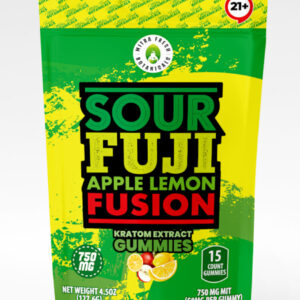 Sour Fuji Apple Lemon Fusion Kratom Gummies