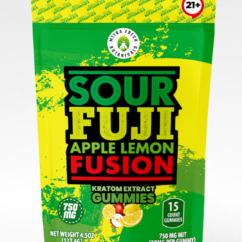 Sour Fuji Apple Lemon Fusion Kratom Gummies